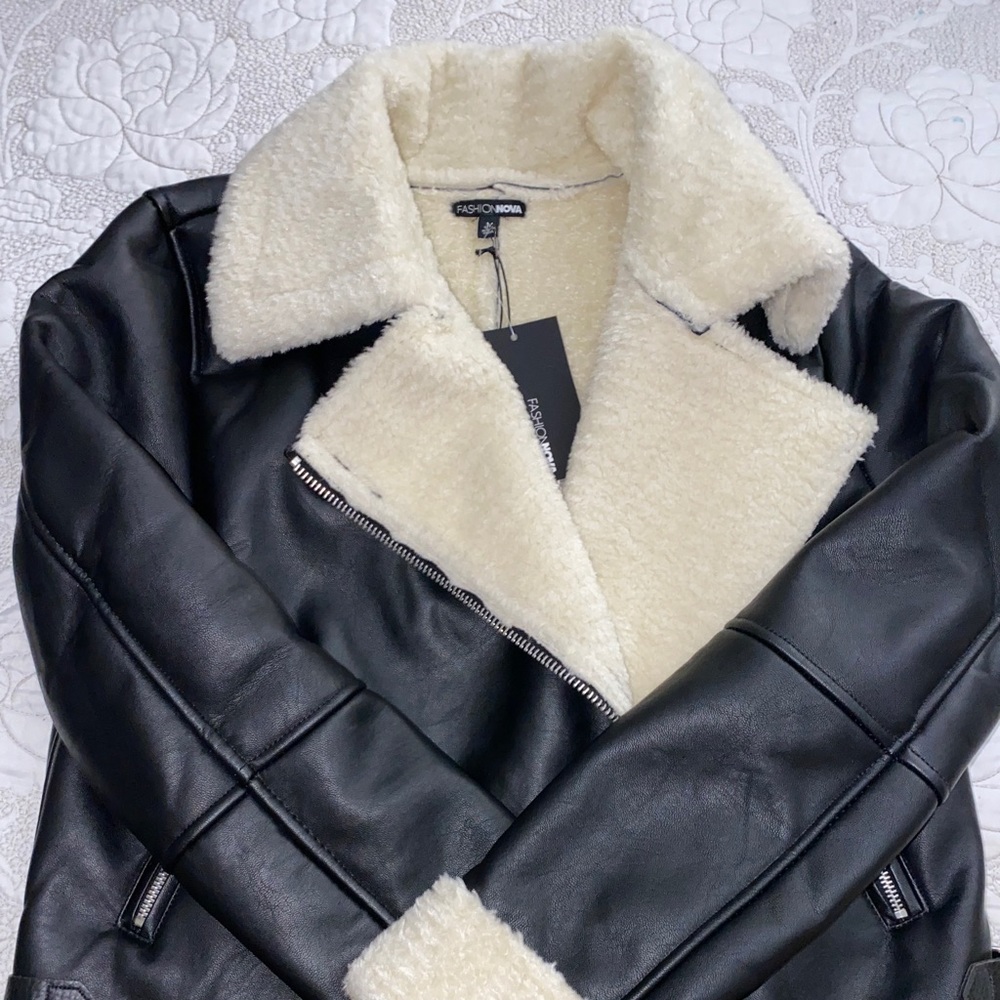 Fashionnova Soul Rider LeatherJacket Black size M